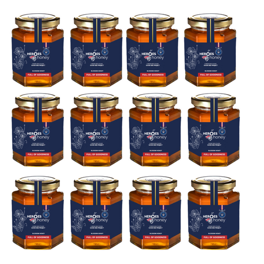 12 jars of 12 oz Honey